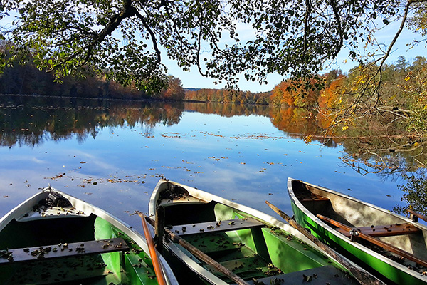 Chiemgau - Boote im See