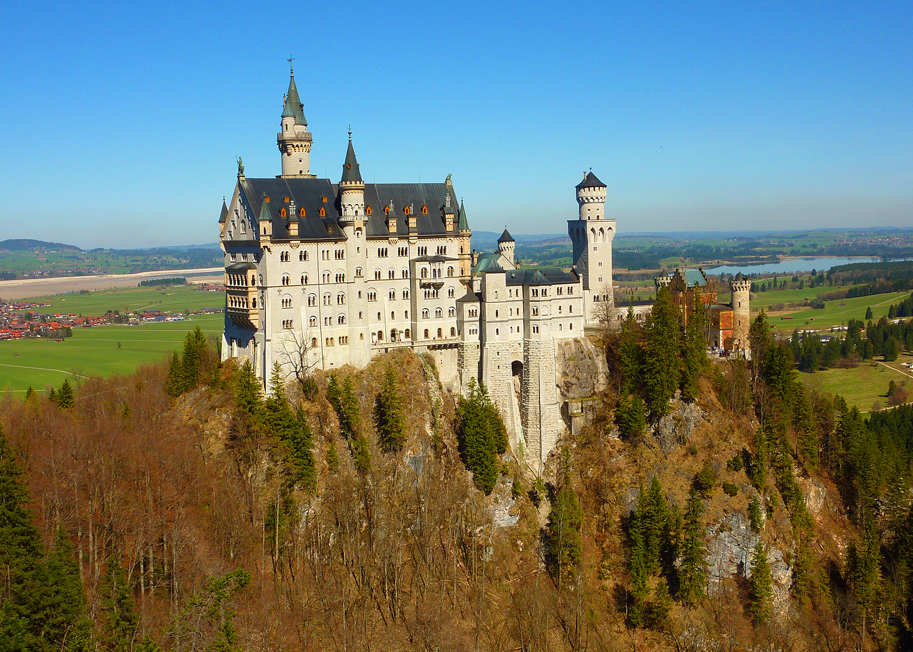 Schloss Neuschwanstein, Hohenschwangau, Allgäu