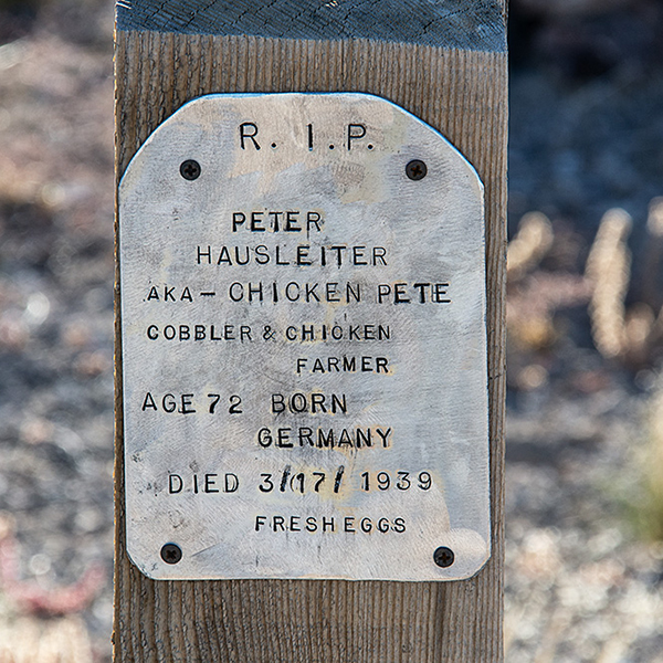 USA, Nevada, Friedhof Goldfield