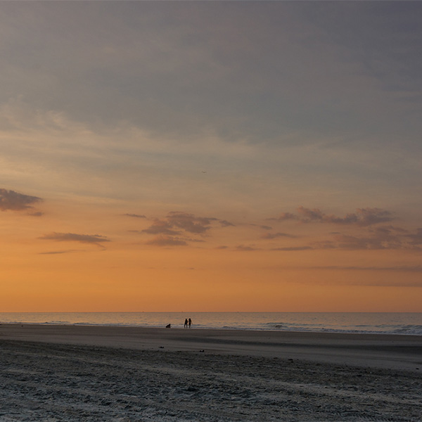 USA, New Jersey, Atlantic-City, Sonnenaufgang