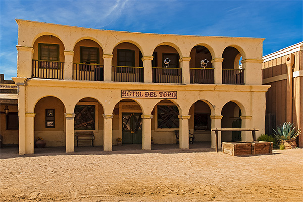 Arizona - Hotel del Toro in den Old Tucson Studios
