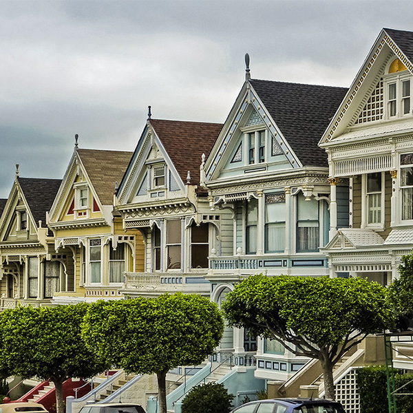 Kalifornien - San Francisco, Painted Ladies