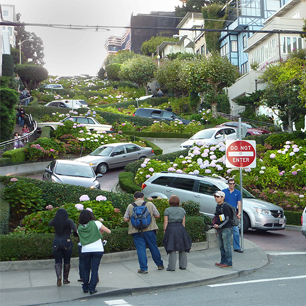 Kalifornien - San Francisco, Lombard Street