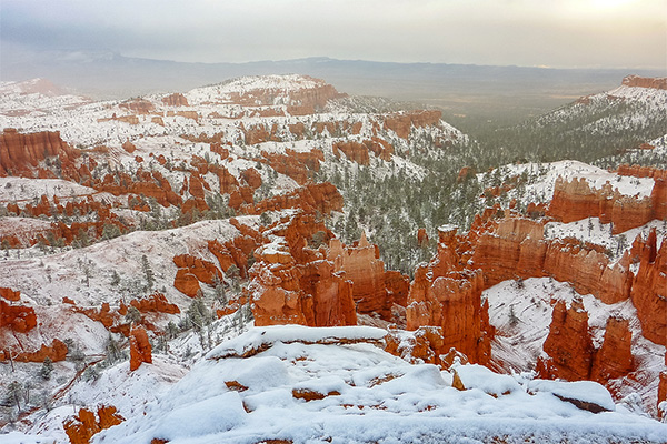 Utah - Bryce Canyon Nationalpark/Winterimpressionen